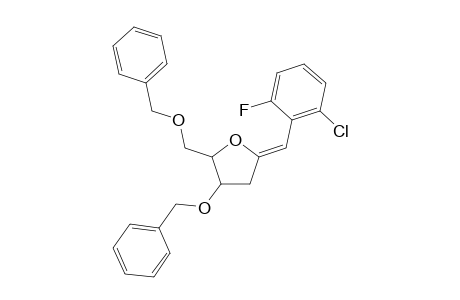 Z-2,5-Anhydro-3-deoxy-4,6-di-O-benzyl-1-(2-chloro-6-fluorophenyl)-D-ribo-hex-1-enitol