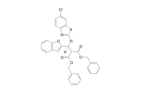DIBENZYL-2-[BENZOFURAN-2-YL-[(6-CHLOROBENZO-[D]-THIAZOL-2-YL)-AMINO]-METHYL]-MALONATE