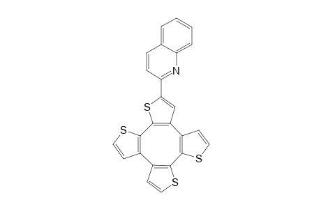 Cycloocta[1,2-b:4,3-b':5,6-b'':8,7-b''']tetrathiophene, quinoline deriv.