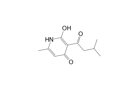 2(1H)-Pyridone, 4-hydroxy-3-isovaleryl-6-methyl-