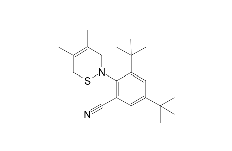 2-(2',4'-di-tert-butyl-6'-cyanophenyl)-4,5-dimethyl-3,6-dihydro-2H-1,2-thiazine