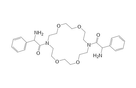 2-(16-[Amino(phenyl)acetyl]-1,4,10,13-tetraoxa-7,16-diazacyclooctadecan-7-yl)-2-oxo-1-phenylethylamine