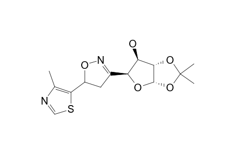 3-(1,2-O-ISOPROPYLIDENE-ALPHA-D-XYLOFURANOSYL)-5-(4-METHYLTHIAZOLYL)-2-ISOXAZOLINE