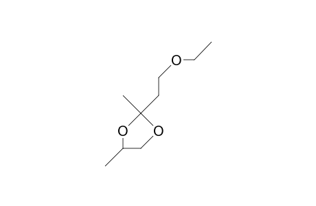 2-(2-Ethoxy-ethyl)-2,4-dimethyl-1,3-dioxolane