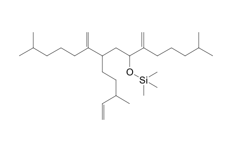 ((2,14-dimethyl-6,10-dimethylene-9-(3-methylpent-4-en-1-yl)pentadecan-7-yl)oxy)trimethylsilane