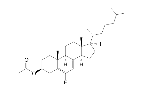 6-Fluoro-7-dehydrocholesteryl acetate