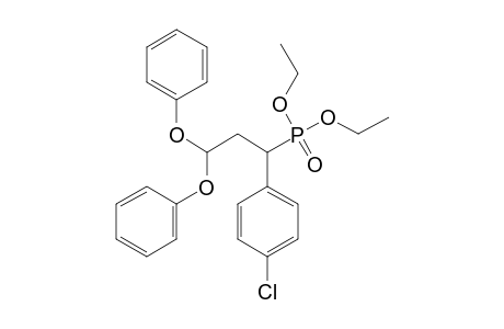 DIETHYL-1-(4-CHLOROPHENYL)-3,3-DIPHENOXYPROPYLPHOSPHONATE