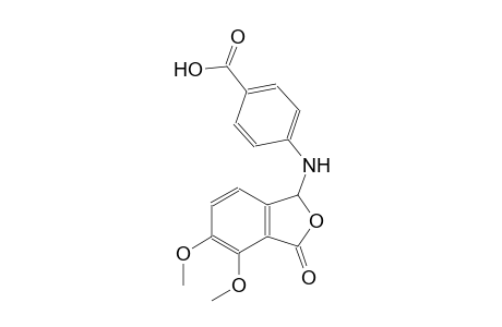 4-[(4,5-dimethoxy-3-oxo-1,3-dihydro-2-benzofuran-1-yl)amino]benzoic acid