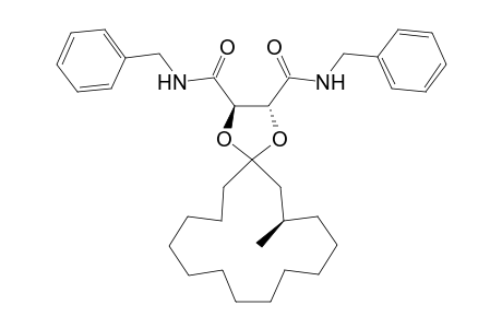 (2R,3R,7R)-N,N'-Dibenzyl-7-methyl-1,4-dioxaspiro[4.14]nonadecane-2,3-dicarboxamide