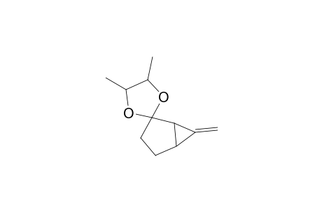 6-Methylenebicyclo[3.1.0]hexan-2-one - butane-2,3-diylacetal