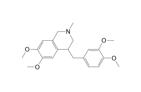 Isoquinoline, 4-[(3,4-dimethoxyphenyl)methyl]-1,2,3,4-tetrahydro-6,7-dimethoxy-2-methyl-