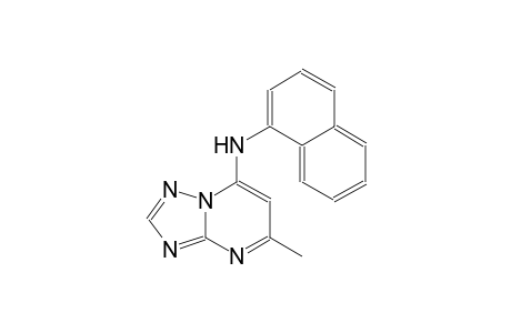 N-(5-methyl[1,2,4]triazolo[1,5-a]pyrimidin-7-yl)-N-(1-naphthyl)amine