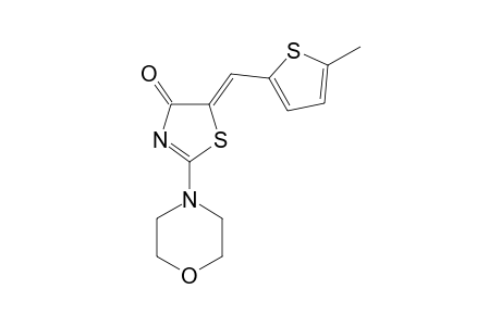 (Z)-5-[(5-METHYLTHIOPHEN-2-YL)-METHYLIDENE]-2-MORPHOLINOTHIAZOL-4(5H)-ONE