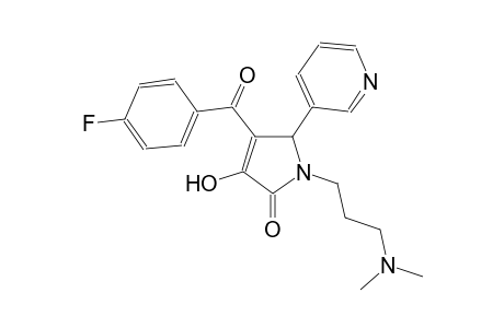 2H-pyrrol-2-one, 1-[3-(dimethylamino)propyl]-4-(4-fluorobenzoyl)-1,5-dihydro-3-hydroxy-5-(3-pyridinyl)-