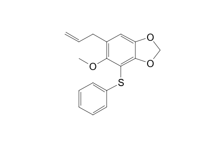 5-Methoxy-4-(phenylthio)-6-(2'-propenyl)-1,3-benzodioxole