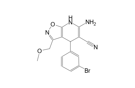 6-amino-4-(3-bromophenyl)-3-(methoxymethyl)-4,7-dihydroisoxazolo[5,4-b]pyridine-5-carbonitrile