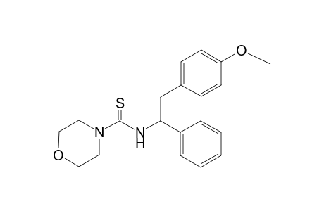 Morpholine-4-thiocarboxamide, N-[2-(4-methoxyphenyl)-1-phenylethyl]-