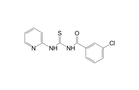 1-(m-chlorobenzoyl)-3-(2-pyridyl)-2-thiourea
