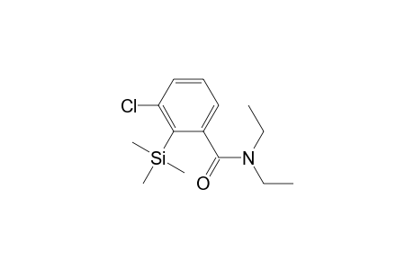 3-chloranyl-N,N-diethyl-2-trimethylsilyl-benzamide