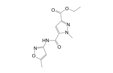 ethyl 1-methyl-5-{[(5-methyl-3-isoxazolyl)amino]carbonyl}-1H-pyrazole-3-carboxylate
