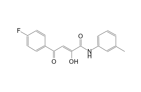 (2Z)-4-(4-fluorophenyl)-2-hydroxy-N-(3-methylphenyl)-4-oxo-2-butenamide