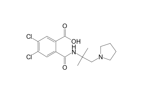 Benzoic acid, 4,5-dichloro-2-[[[1,1-dimethyl-2-(1-pyrrolidinyl)ethyl]amino]carbonyl]-