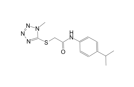 acetamide, N-[4-(1-methylethyl)phenyl]-2-[(1-methyl-1H-tetrazol-5-yl)thio]-