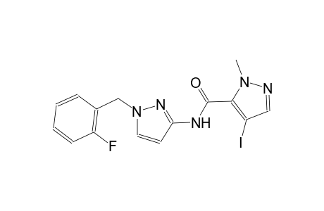 N-[1-(2-fluorobenzyl)-1H-pyrazol-3-yl]-4-iodo-1-methyl-1H-pyrazole-5-carboxamide