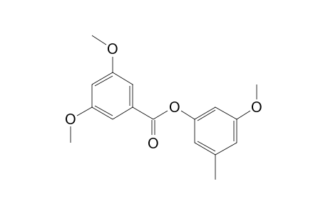 Benzoic acid, 3,5-dimethoxy-, 3-methoxy-5-methylphenyl ester