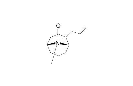 (1S,5R)-2-Allyl-9-methyl-9-aza-bicyclo[3.3.1]nonan-3-one