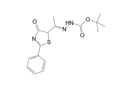 5-[1-[(N-tert-Butoxycarbonyl)azo]ethylene]-2-phenylthiazolin-4-one