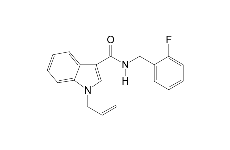 N-(2-Fluorobenzyl)-1-(prop-2-en-1-yl)-1H-indole-3-carboxamide