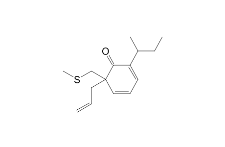 2-Butan-2-yl-6-(methylsulfanylmethyl)-6-prop-2-enyl-cyclohexa-2,4-dien-1-one