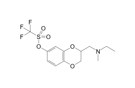 3-{[Ethyl(methyl)amino]methyl}-2,3-dihydro-1,4-benzodioxin-6-yl trifluoromethanesulfonate