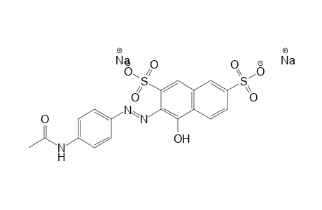 2,7-Naphthalenedisulfonic acid, 3-[[4-(acetylamino)phenyl]Azo]-4-hydroxy-, disodium salt
