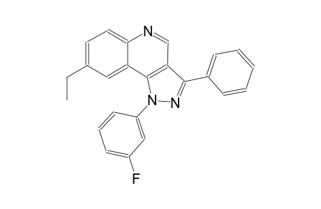 8-ethyl-1-(3-fluorophenyl)-3-phenyl-1H-pyrazolo[4,3-c]quinoline