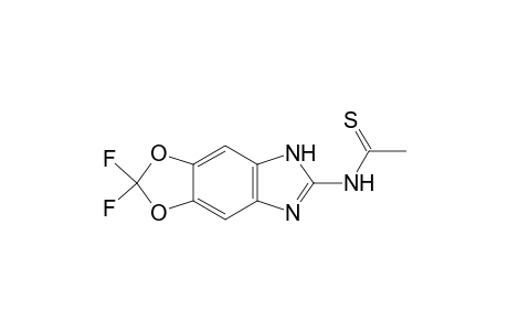 N-(2,2-Difluoro-5H-[1,3]dioxolo[4,5-f]benzimidazol-6-yl)ethanethioamide