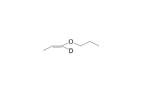 Ether, 1-deutero-1-propenyl propyl, trans