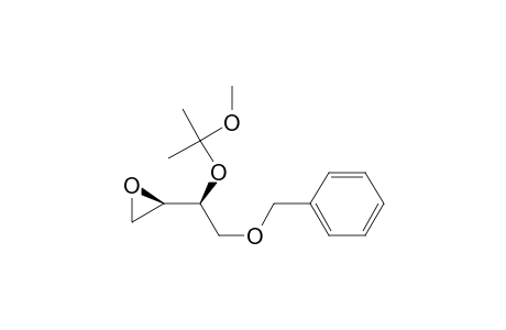 Oxirane, [1-(1-methoxy-1-methylethoxy)-2-(phenylmethoxy)ethyl]-, [S-(R*,R*)]-