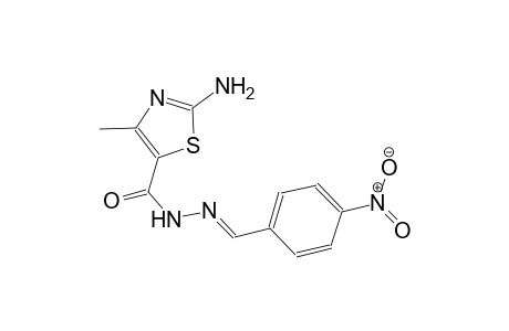 5-thiazolecarboxylic acid, 2-amino-4-methyl-, 2-[(E)-(4-nitrophenyl)methylidene]hydrazide