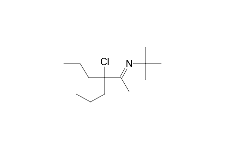 N-(3-Chloro-3-propyl-2-hexylidene)-tert-butylamine