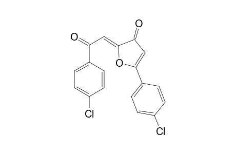 (2Z)-5-(4-chlorophenyl)-2-[2-(4-chlorophenyl)-2-keto-ethylidene]furan-3-one