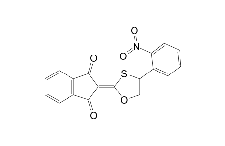 4-(2-Nitrophenyl)-2-(1,3-dioxoindan-2-ylidene)-1,3-oxathiolane