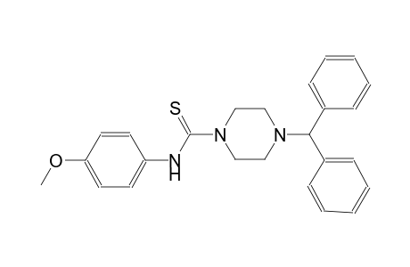 4-benzhydryl-N-(4-methoxyphenyl)-1-piperazinecarbothioamide