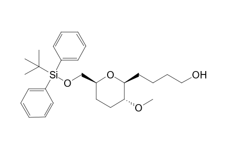 4-[(2S,3R,6S)-6-[[tert-butyl(diphenyl)silyl]oxymethyl]-3-methoxy-2-oxanyl]-1-butanol