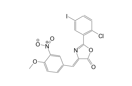 (4Z)-2-(2-chloro-5-iodophenyl)-4-(4-methoxy-3-nitrobenzylidene)-1,3-oxazol-5(4H)-one