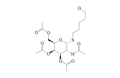 S-(2-ACETAMIDO-2-DEOXY-3,4,6-TRI-O-ACETYL-ALPHA-D-GALACTOPYRANOSYL)-5-THIO-PENTANOL