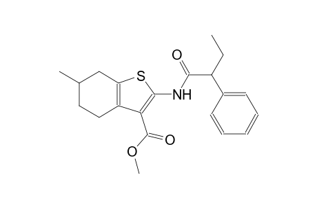methyl 6-methyl-2-[(2-phenylbutanoyl)amino]-4,5,6,7-tetrahydro-1-benzothiophene-3-carboxylate