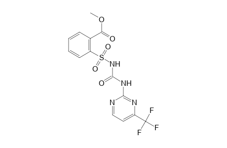 Benzoic acid, 2-[[[[[4-(trifluoromethyl)-2-pyrimidinyl]amino]carbonyl]amino]sulfonyl]-, methyl ester