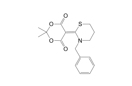 3-Benzyl-3-(2',2'-dimethyl-4',6'-dioxan-5'-ylidene)-tetrahydro-2H-(1,3)-thiazine